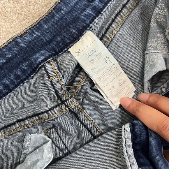 BUFFALO David Bitton FAYE Mid Rise Skinny Jeans Size 25L - Picture 8 of 12